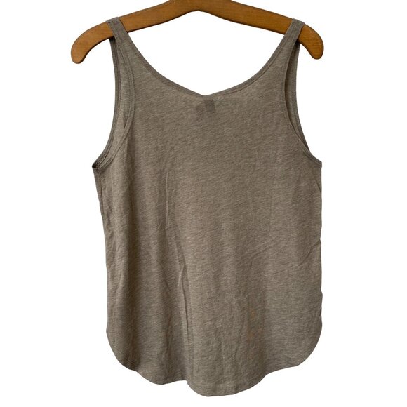 Good Land Supply Co Support Your Local Bartender Tank Top Women Medium Gray NEW - Picture 2 of 7